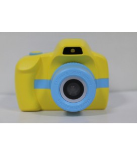 Дитячий фотоапарат Fonex kids smart camera відео з записом сенсорний екран жовтий з блакитним