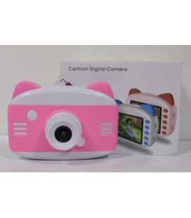 Цифровий дитячий фотоапарат Falkom HD cartoon digital camera рожевий Hello kitty діагональ 3.5