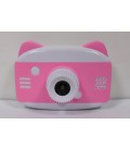 Цифровий дитячий фотоапарат Falkom HD cartoon digital camera рожевий Hello kitty діагональ 3.5