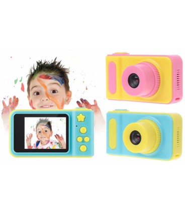 Дитячий унікальний цифровий фотоапарат DVR Baby Camera V7 Pink 1,3 камера ударостійкий корпус New (DM2734)