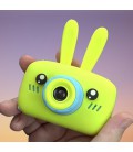 Дитячий цифровий фотоапарат Children`s fun Жовтий Зайчик 40М Селфі Selfie (BYS) з картою 16 GB