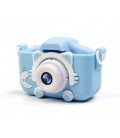 Дитяча цифрова камера SUNROZ Little Kitty Smart Kids Camera фотоапарат 2 '' Блакитний (SUN6419)