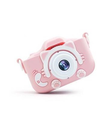 Дитяча цифрова камера SUNROZ Little Kitty Smart Kids Camera фотоапарат 2 '' Рожевий (SUN6420)