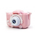 Дитяча цифрова камера SUNROZ Little Kitty Smart Kids Camera фотоапарат 2 '' Рожевий (SUN6420)