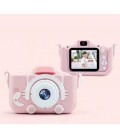 Дитяча цифрова камера SUNROZ Little Kitty Smart Kids Camera фотоапарат 2 '' Рожевий (SUN6420)