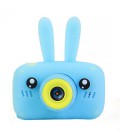 Дитячий цифровий фотоапарат Smart Kids Camera Блакитний Заєць (14071)