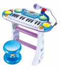 Синтезатор піаніно зі стільцем Joy Toy 7235 блакитний