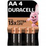 Батарейки щелочные Duracell Basic АА 1.5V LR6 4 шт (5000394052536b)