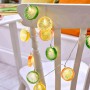 Гирлянда светодиодная Talking tables Tropical fiesta Цитрусовые огоньки 1,2 м (FST6-LIGHT-CITRUS)