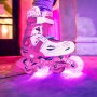 Роликовые коньки Neon Inline Skates розовые 30-33 (NT07P4)