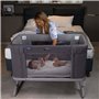 Кроватка Chicco Next2Me Forever графитовая 3 в 1 (79650.04)