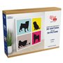 3D картина Rosa Talent 4 Dogs 30 х 30 см (N0003502)