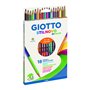 Карандаши цветные Fila Giotto Stilnovo двухсторонние 18 штук (25720000)