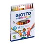 Фломастеры Fila Giotto Turbo color skin tones 12 цветов (526900)