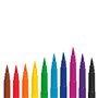 Фломастеры Colorino Brush 10 цветов 10 шт (65610PTR)