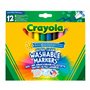 Набор фломастеров Crayola Ultra-clean washable 12 шт (256349.012)