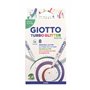 Фломастеры цветные Giotto Turbo Glitter Pastel 8 шт (426300)