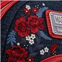 Рюкзак Loungefly Marvel Captain America Floral shield mini (MVBK0165)