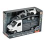 Бортовая Tigres Mercedes-Benz Sprinter с лафетом белая 1:24 (39670)