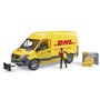 Грузовик Bruder MB Sprinter Курьер DHL с фигуркой (02671)