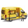 Грузовик Bruder MB Sprinter Курьер DHL с фигуркой (02671)