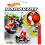 Автомодель Hot Wheels Mario Kart Йоши стандартный карт красный (GBG25/GPD90)