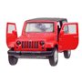 Автомодель Автопром Jeep Wrangler красная 1:42 (4307/4307-1)