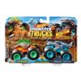 Набор машинок Hot Wheels Monster trucks Зелено-оранжевая и голубая (FYJ64/GLC86)