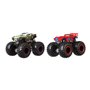 Набор машинок Hot Wheels Monster trucks Спайдермен и Халк 1:64 (FYJ64/GMR38)