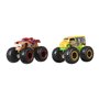 Набор машинок Hot Wheels Monster trucks Желтая и оранжевая (FYJ64/FYJ69 )