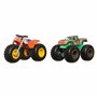 Набор машинок Hot Wheels Monster Trucks Tri to cruch me vs Baja buster (FYJ64/HLT66)