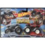 Набор машинок Hot Wheels Monster Trucks Silverado vs Raptor F150 (FYJ64/HLT60)