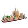 Конструктор 3D Cubic Fun City line Barcelona (MC256h)