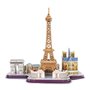 Конструктор 3D Cubic Fun City line Paris (MC254h)