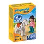 Конструктор Playmobil 1.2.3 Всадник с лошадью (70404)