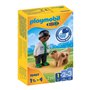 Конструктор Playmobil 1.2.3 Ветеринар с собакой (70407)