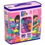 Конструктор Fisher-Price Mega Bloks розовый 80 деталей (DCH62)