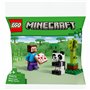 Конструктор LEGO Minecraft Стив и малыш-панда (30672)