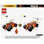 Конструктор LEGO NINJAGO Гоночный автомобиль ниндзя Кая EVO (71780)