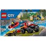 Конструктор LEGO City Пожарный внедорожник со спасательной лодкой (60412)