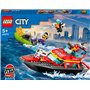 Конструктор LEGO City Лодка пожарной бригады (60373)