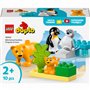 Конструктор LEGO DUPLO Семейства диких животных: Пингвины и Львы (10442)