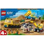 Конструктор LEGO City Строительный грузовик и шаровидный кран-таран (60391)