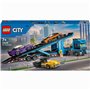 ​Конструктор LEGO City Грузовик-транспортер со спортивными авто (60408)