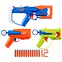 Набор игрушечных бластеров NERF N Series Triple Action Pack (F9840)