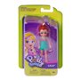 Кукла Polly Pocket Лила в бирюзовом комбинезоне (FWY19/GDL00)