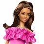 Кукла Barbie Fashionistas в розовом миниплатье с рюшами (HRH15)