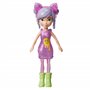 Игровой набор Polly Pocket Стильный гардероб модницы фиолетовые волосы и кролик (HKV88/2)