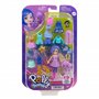 Игровой набор Polly Pocket Стильный гардероб модницы синие волосы и собака (HKV88/1)