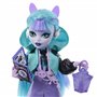 Игровой набор Monster High Неоновые и бомбезные Ужасо-секреты Твайлы (HNF82)